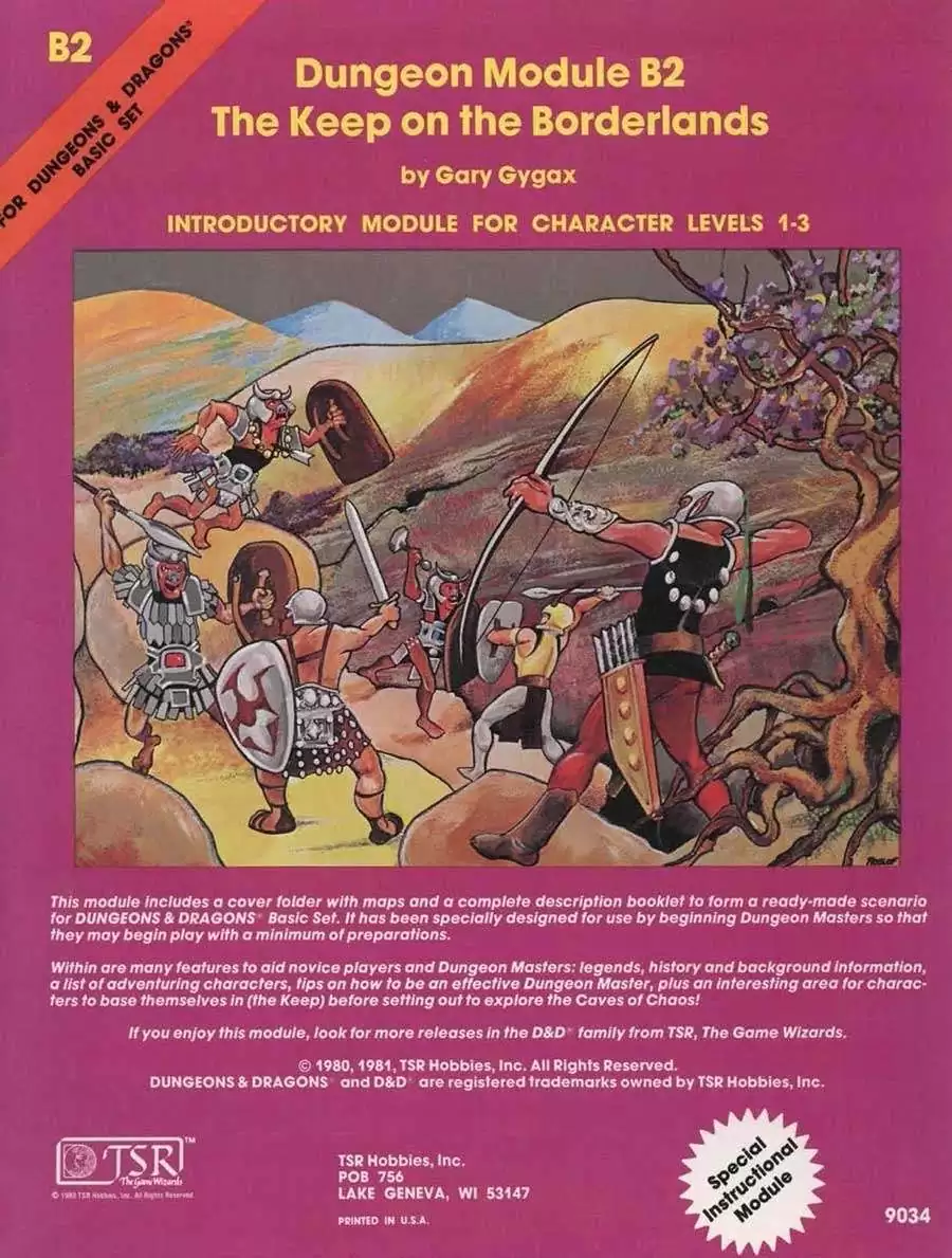 B2 The Keep on the Borderlands (Basic)