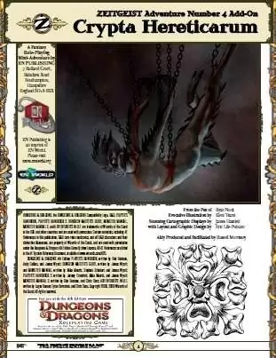 ZEITGEIST Add-on - Crypta Hereticarum (4E)