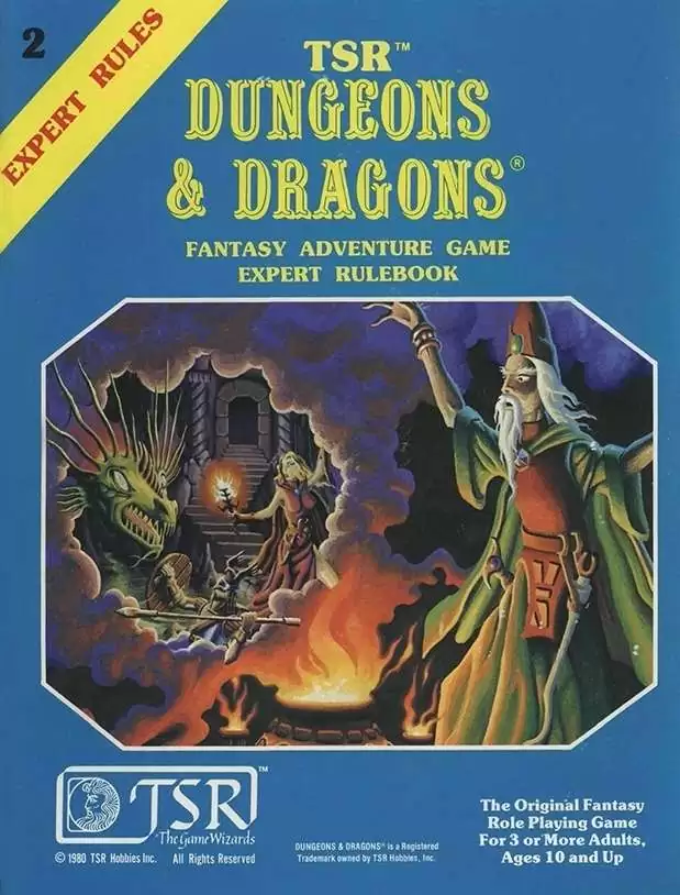 D&D Expert Set Rulebook (B/X ed.) (Basic)