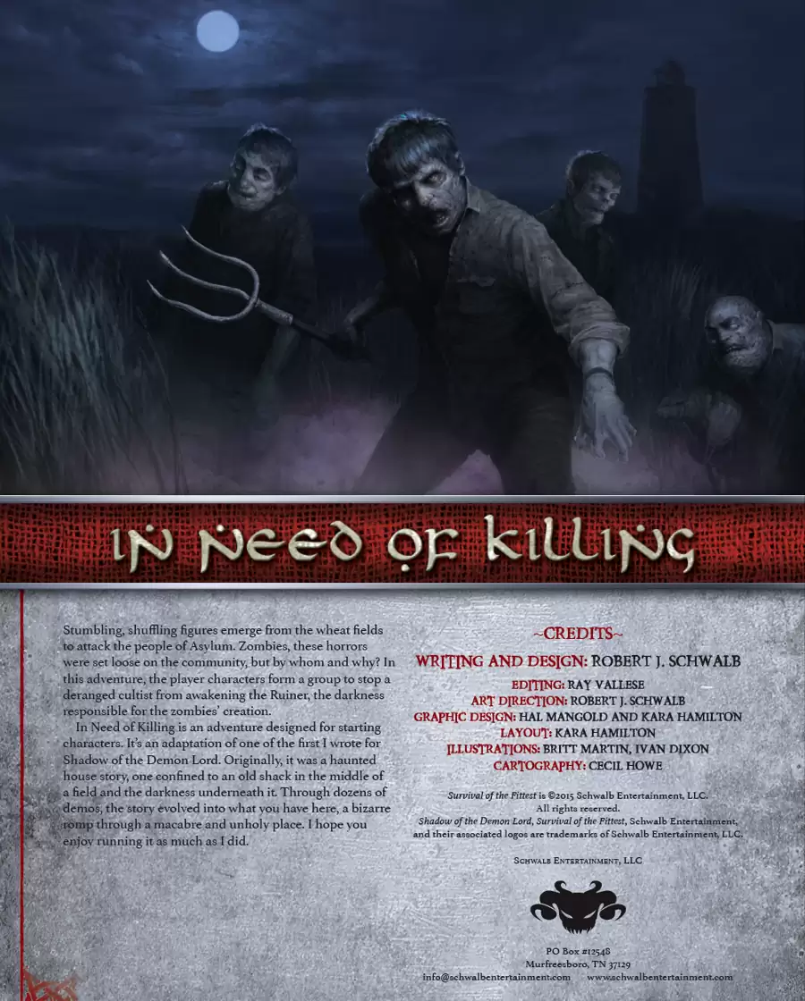 In Need of Killing