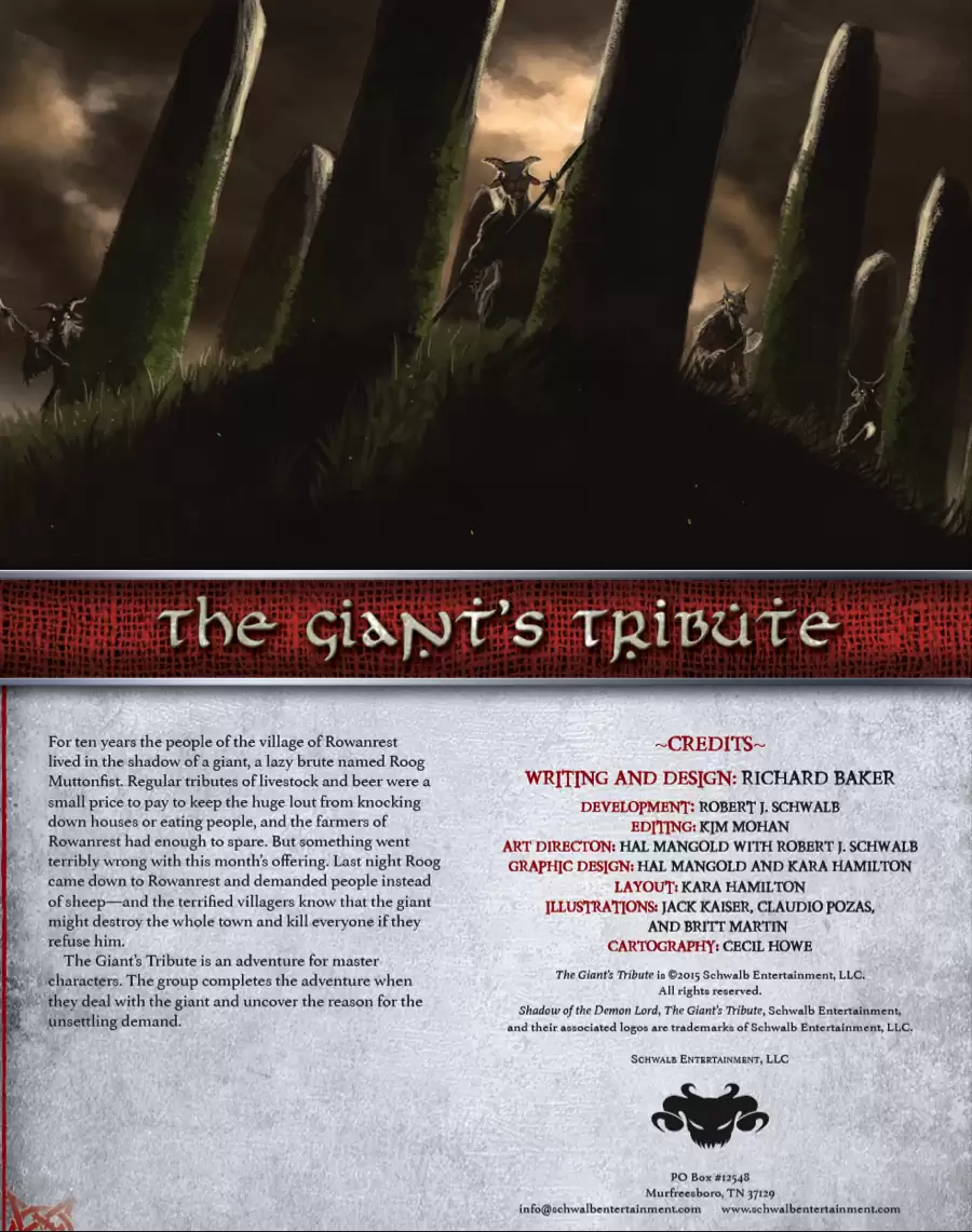 The Giant's Tribute (Master)