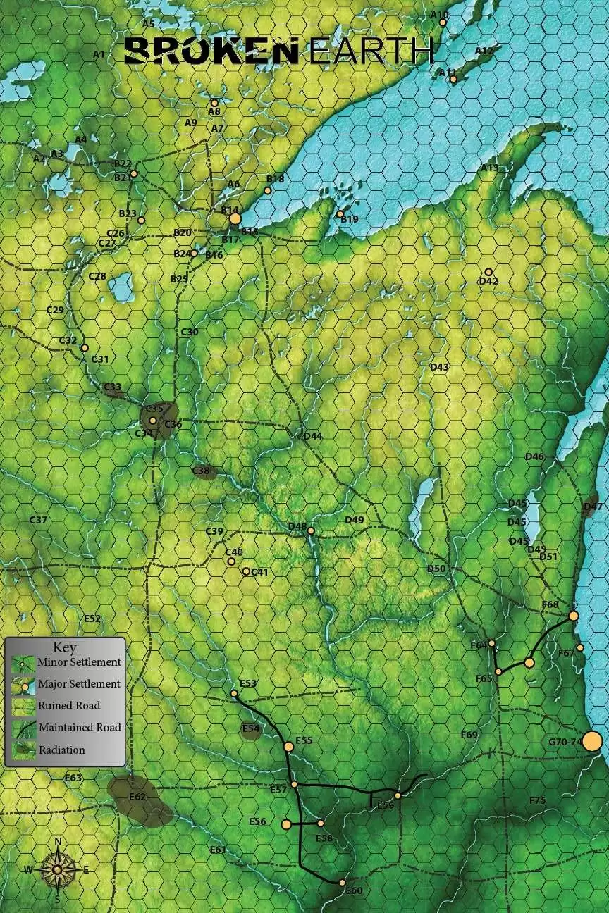 Broken Earth Map