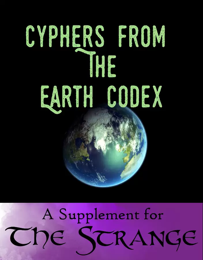 Cyphers From The Earth Codex