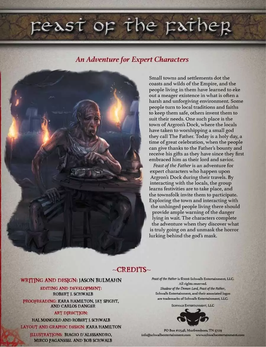 The Feast of the Father (Expert)