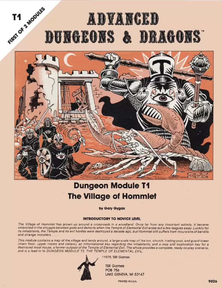 T1 The Village of Hommlet (1e)