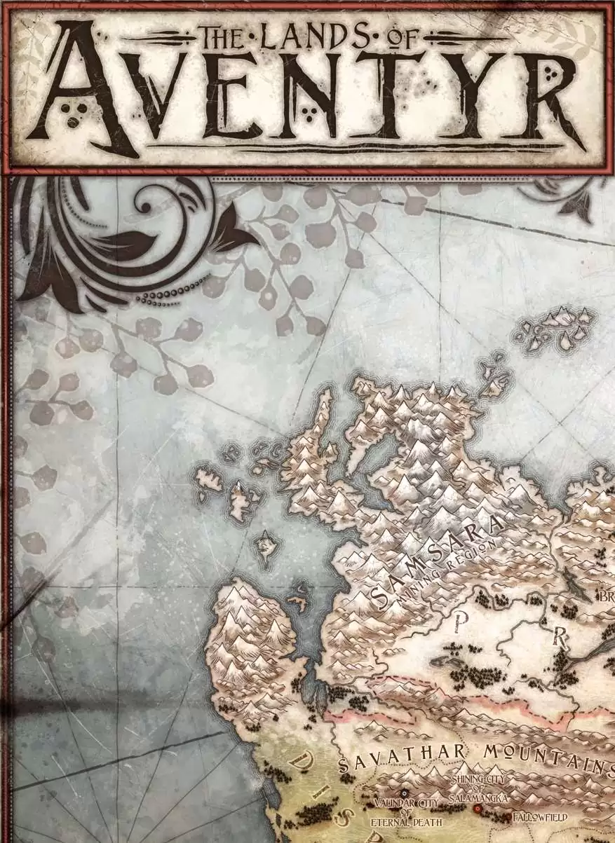 Aventyr Campaign Setting Map