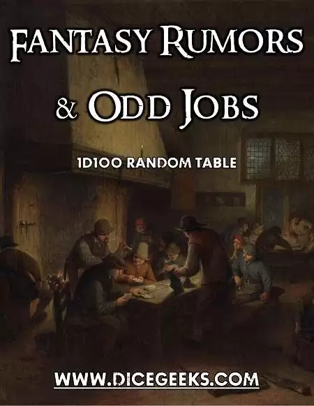 Fantasy Rumors & Odd Jobs