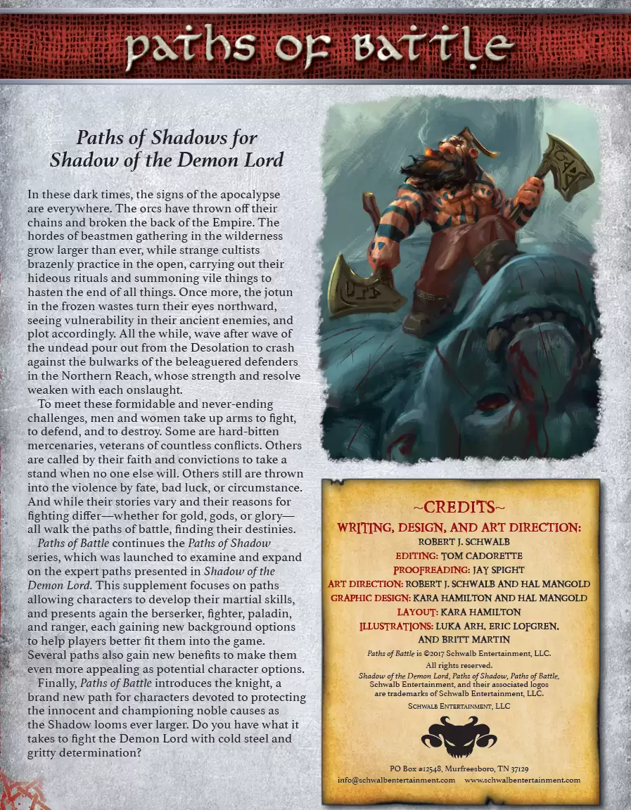 Paths of Battle