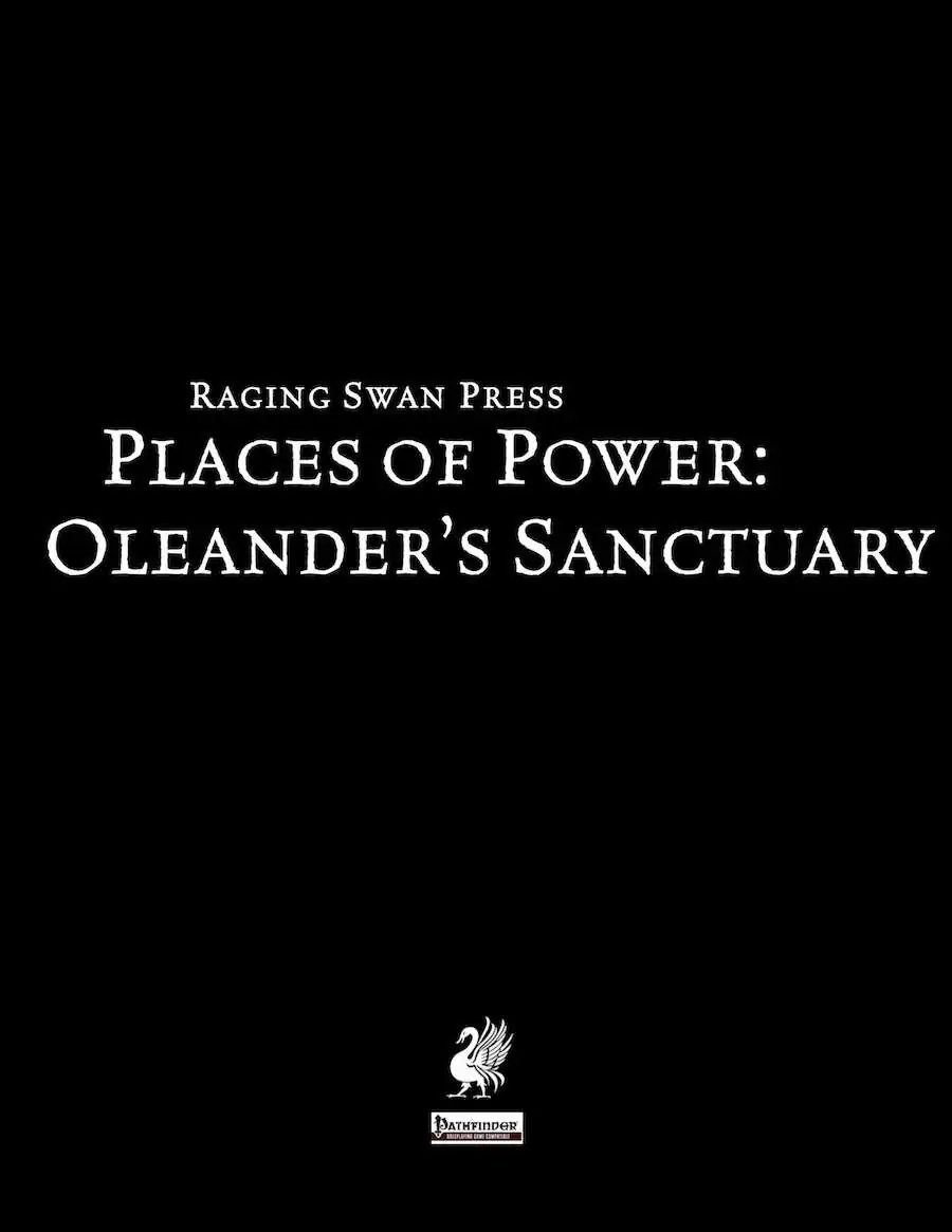 Places of Power: Oleander's Sanctuary