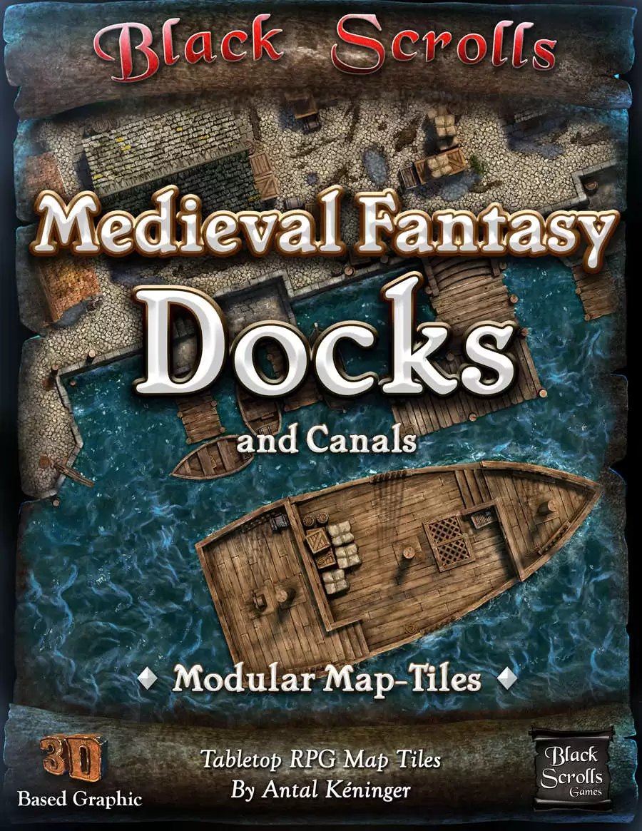 Docks and Canals Modular Map-Tiles (COTBS)