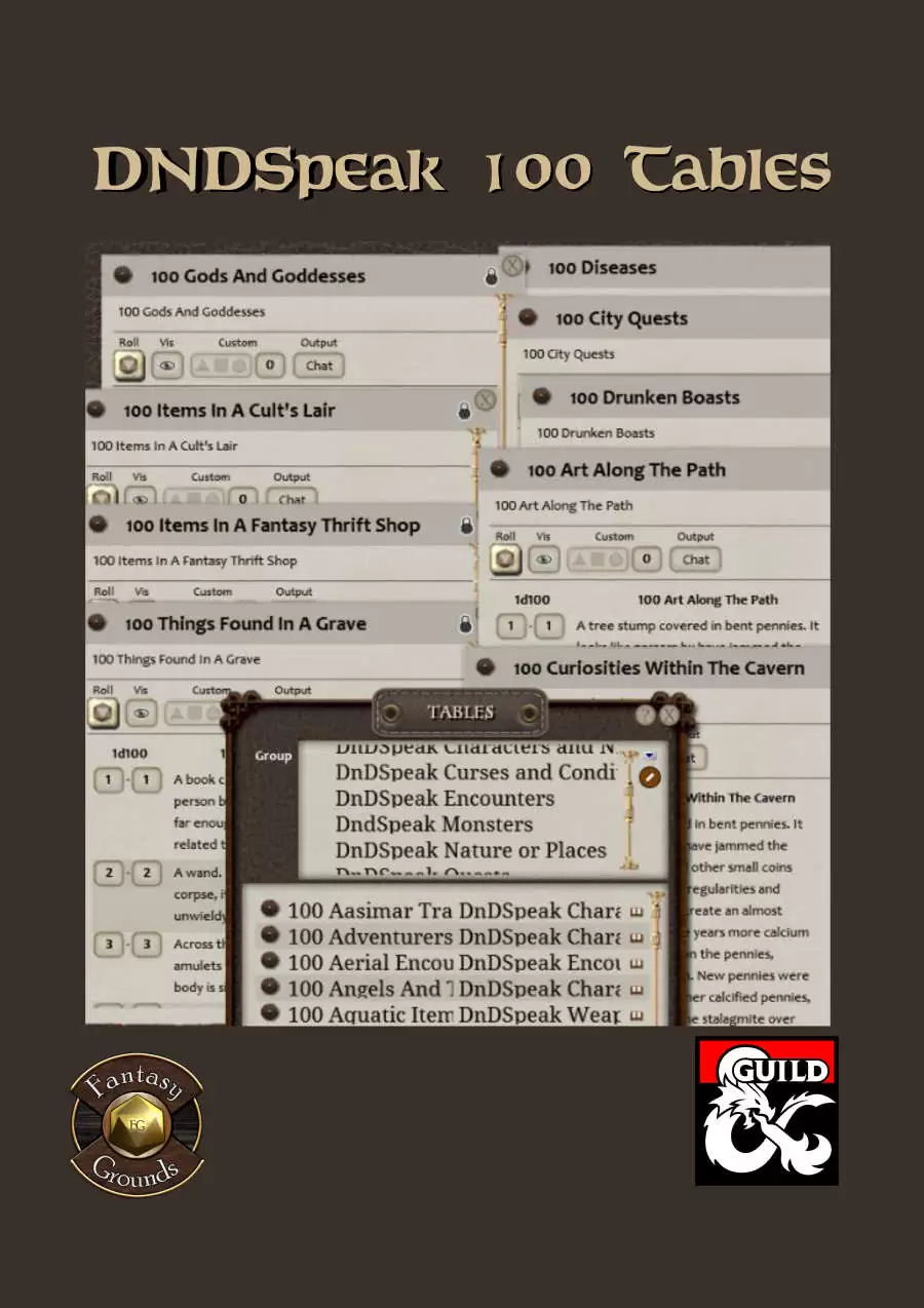 DnDSpeak100Tables