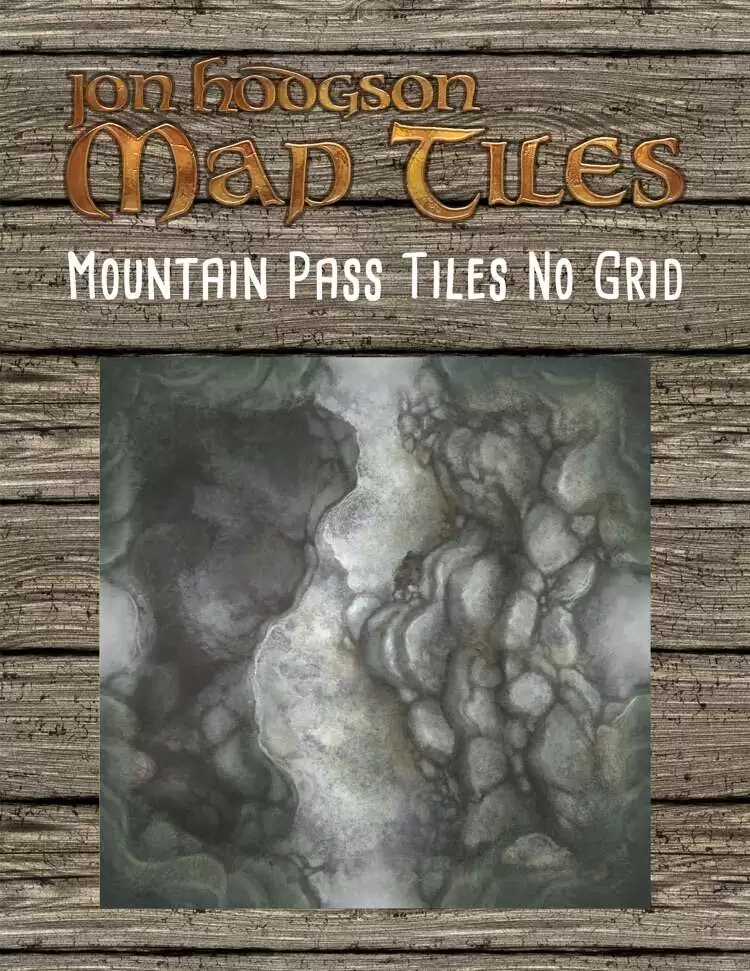 Jon Hodgson Map Tiles - Mountain Pass Tiles No Grid