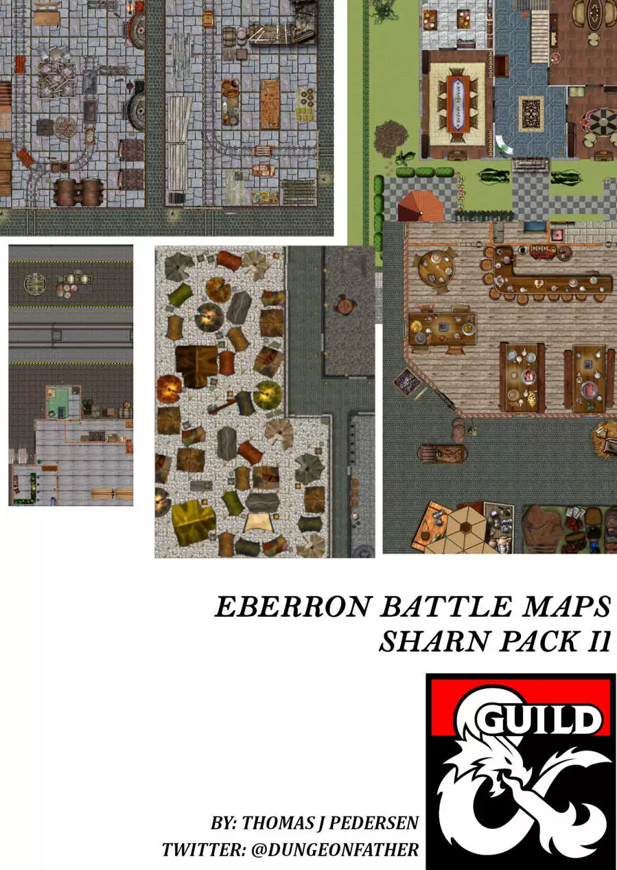 Eberron Battlemaps - Sharn Pack 2