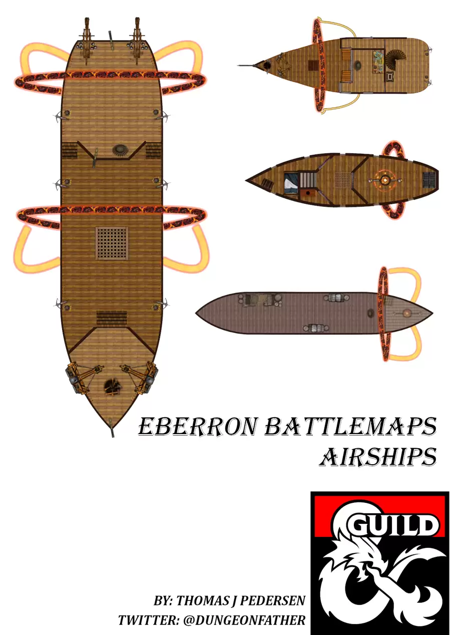 Eberron Battlemaps - Airships