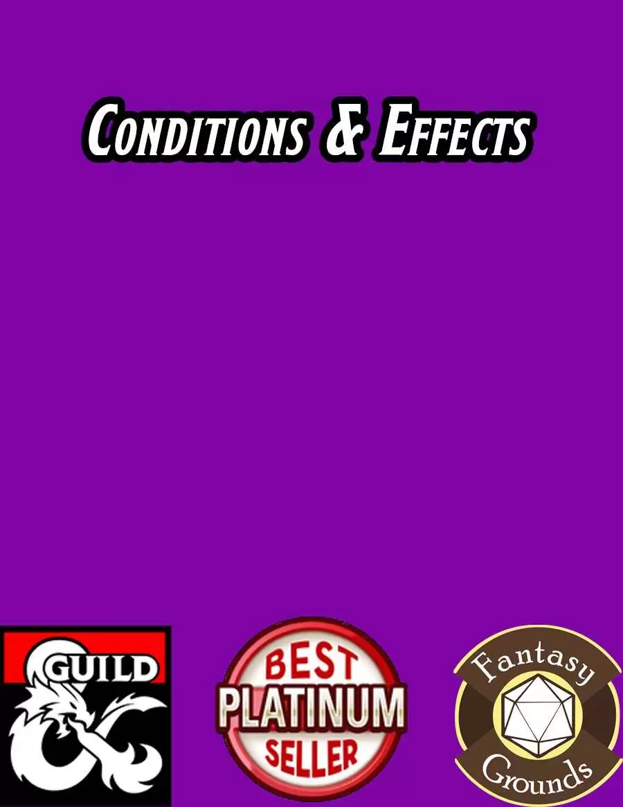 Conditions & Effects for Fantasy Grounds