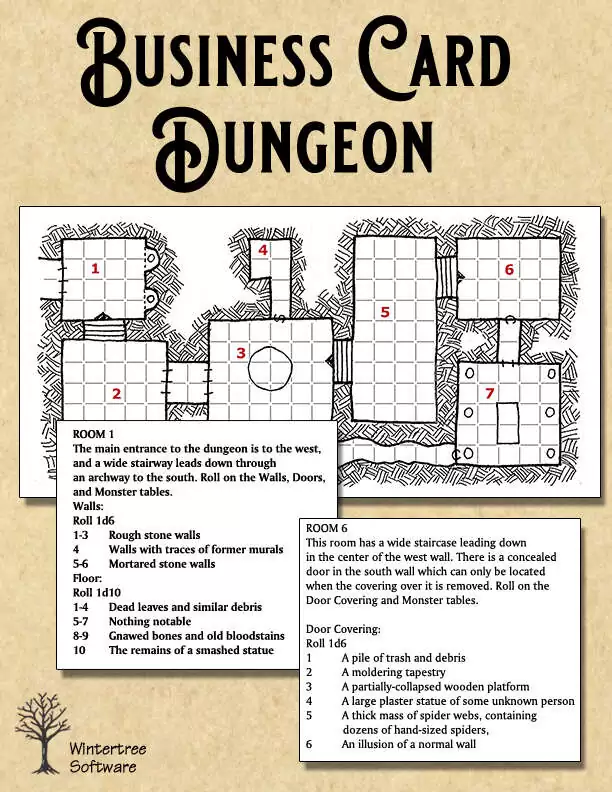 Business Card Dungeon
