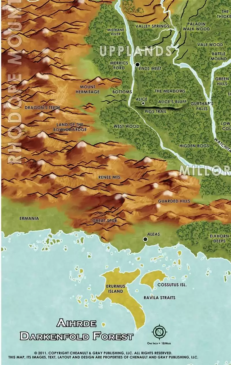Darkenfold Map of Aihrde