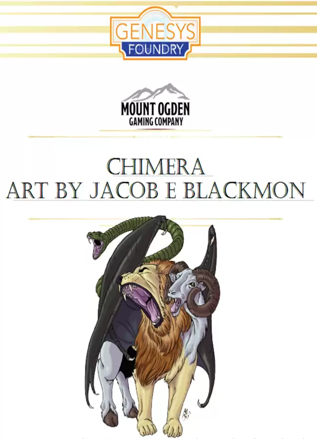 Monstrum Encyclopedia: Chimera