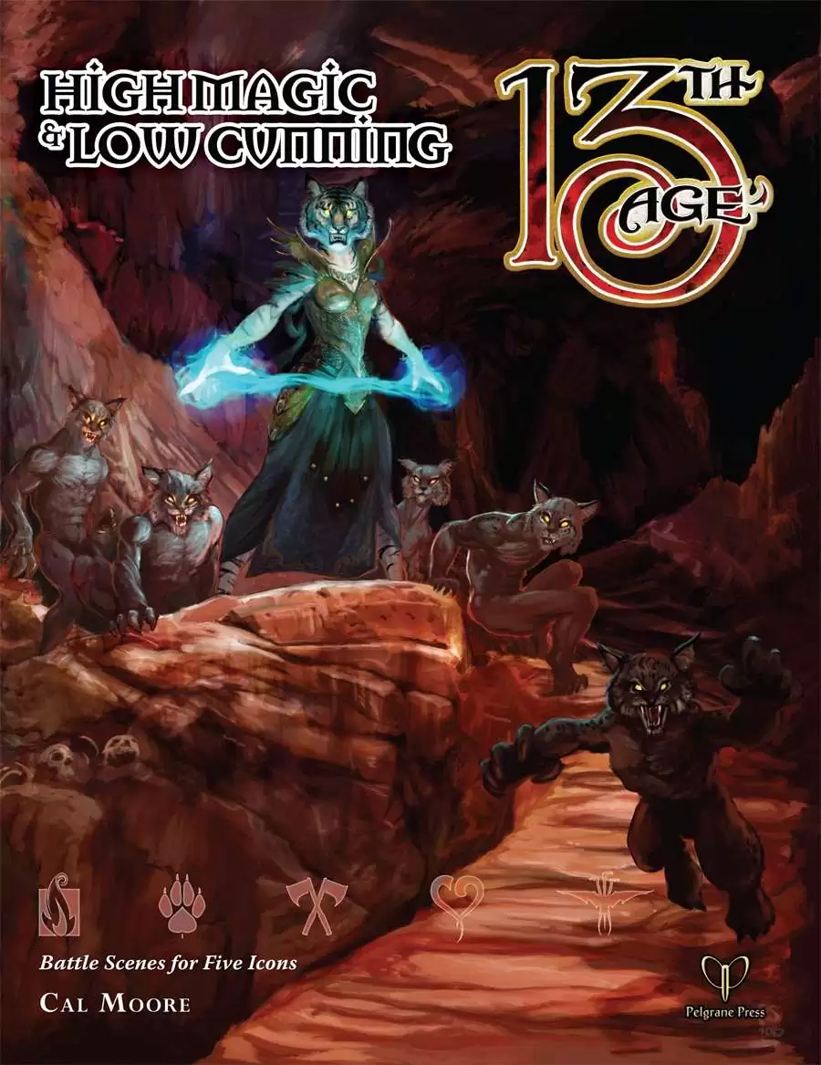 High Magic &amp; Low Cunning: Battle Scenes for Five Icons, includes Map Folio