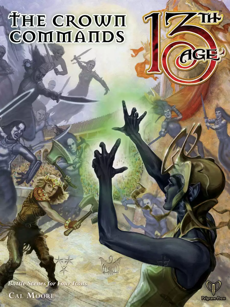 The Crown Commands: Battle Scenes for Four Icons, includes Map Folio