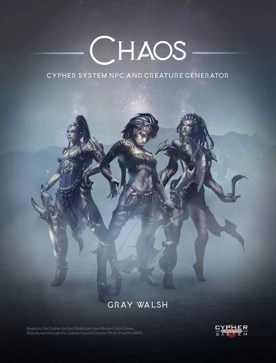 Chaos Cypher System NPC and Creature Generator