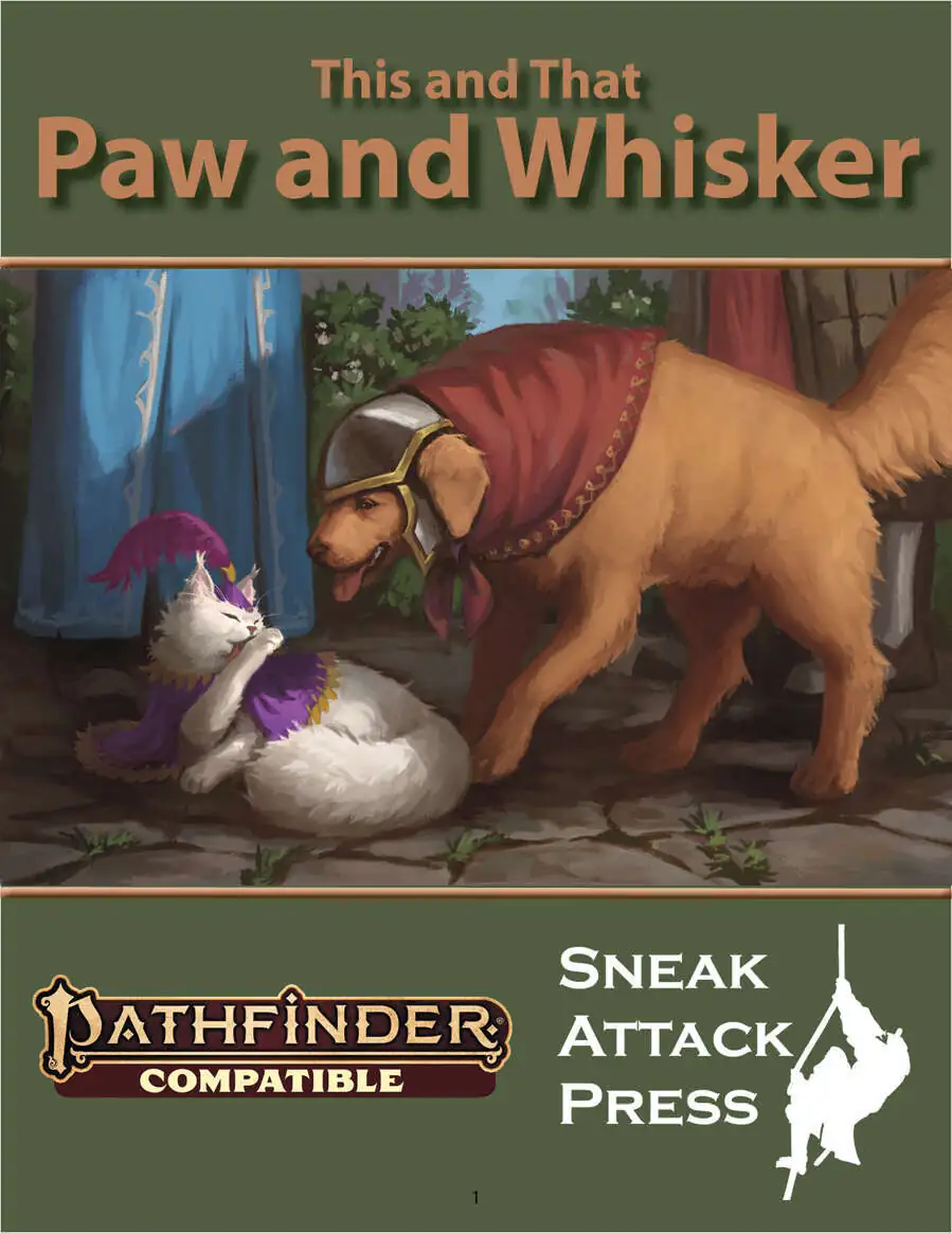 This and That: Paw and Whisker (PF2e)